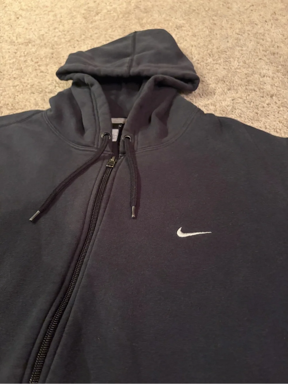 Nike Black Zip-Up Hoodie